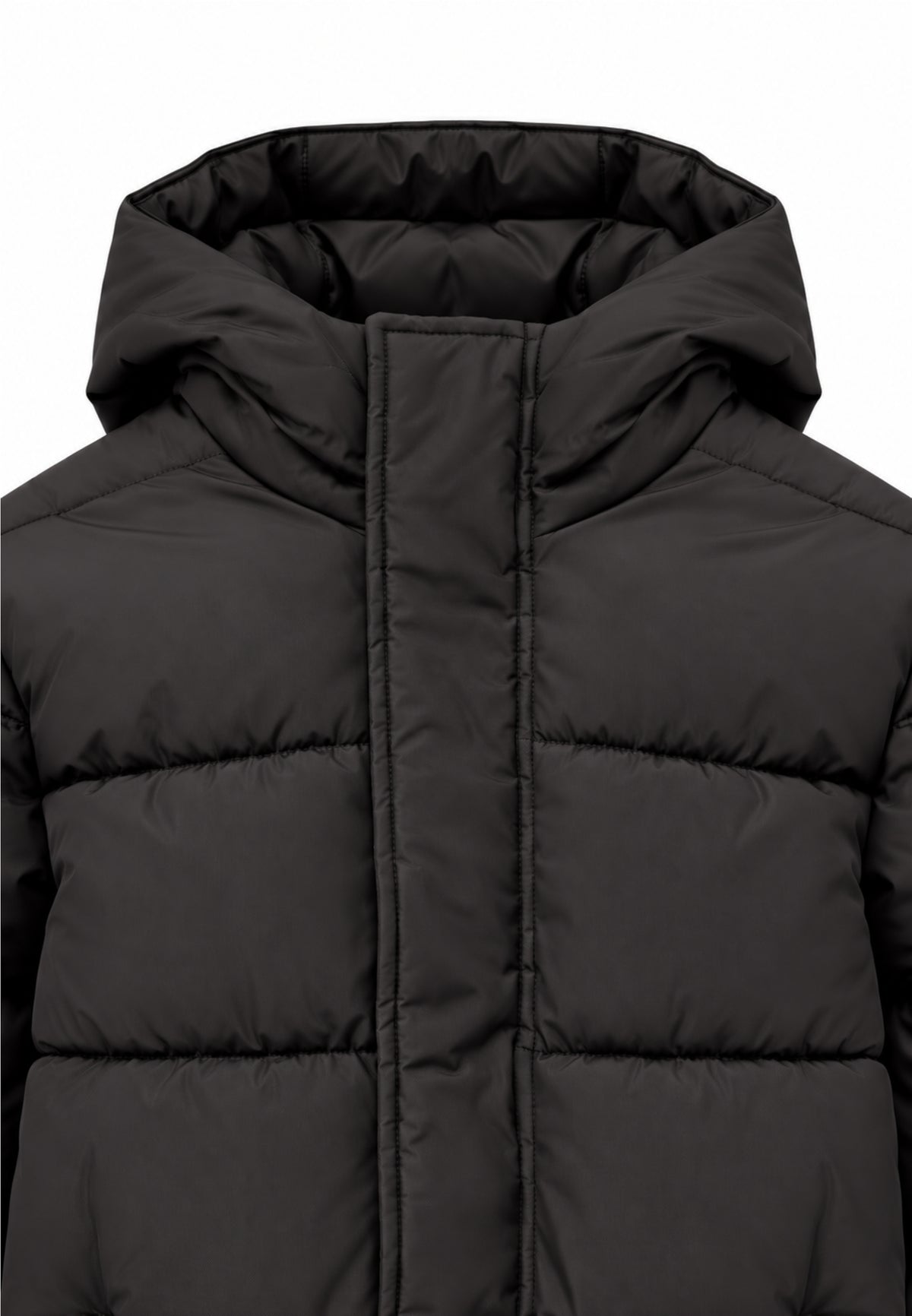 Roy Roger's GIUBBOTTO NERO CON CAPPUCCIO E LOGO BRACCIO Bambini e ragazzi RX402/00.NE_