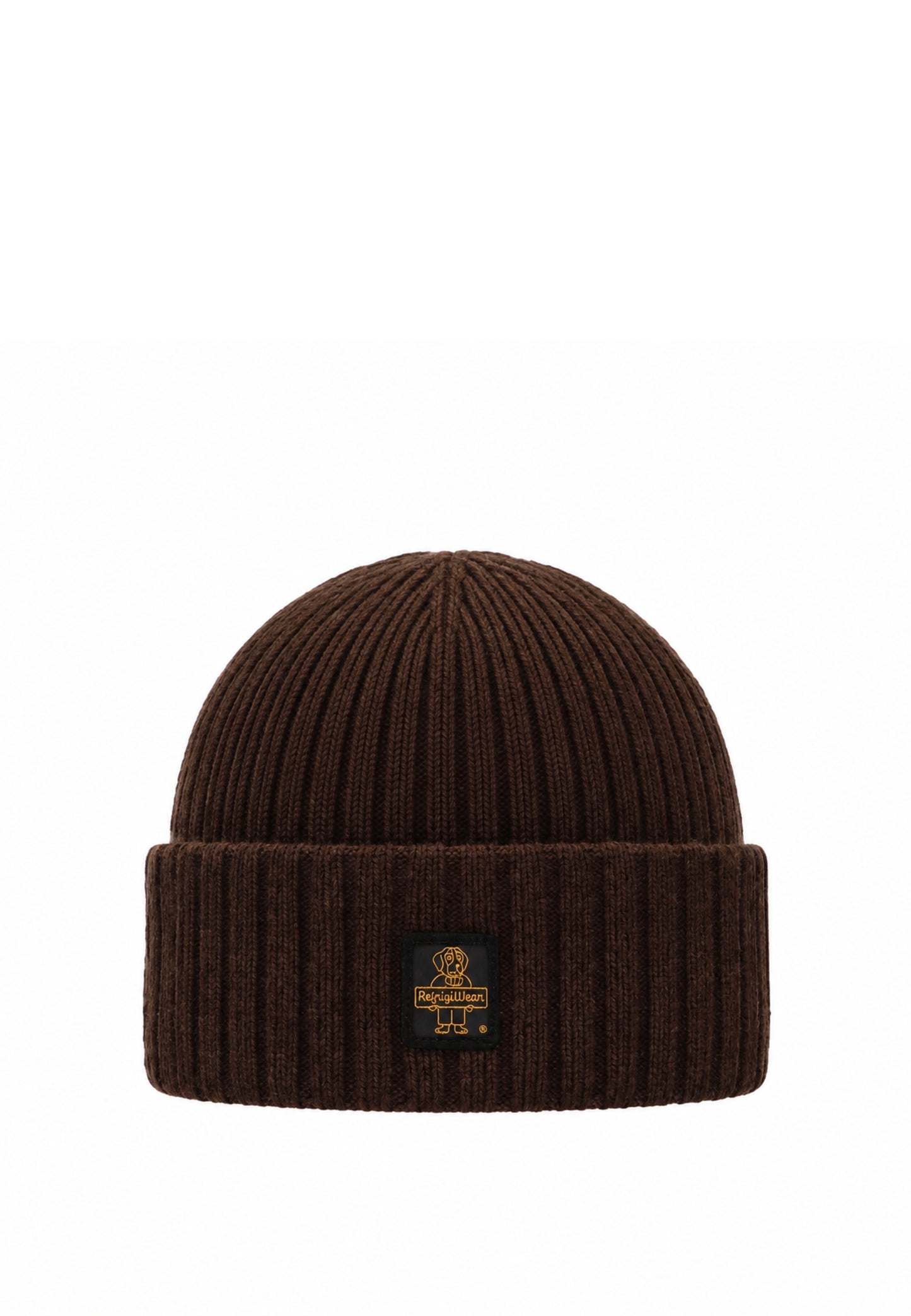 REFRIGIWEAR CAPPELLO MARRONE IN LANA CON LOGO Uomo colorado hat.marro_