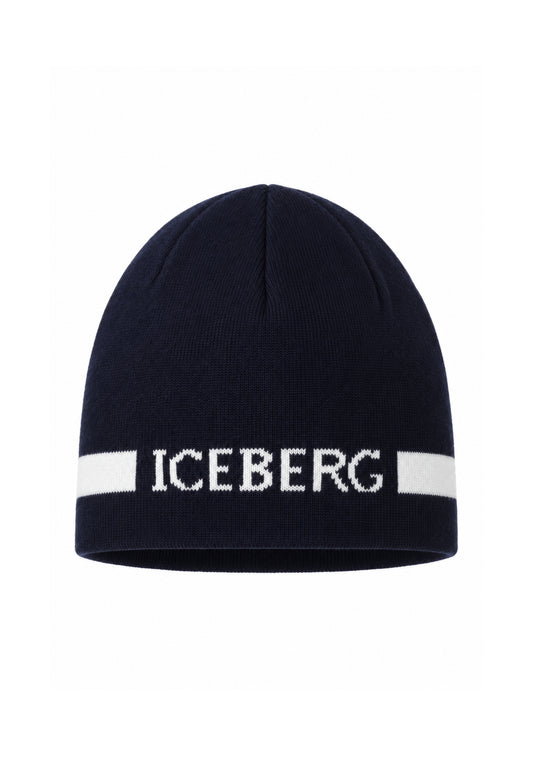 ICEBERGS CAPPELLO PANNA CON FASCIA E LOGO bianchi Bambini e ragazzi CAICE7300B.BLU_