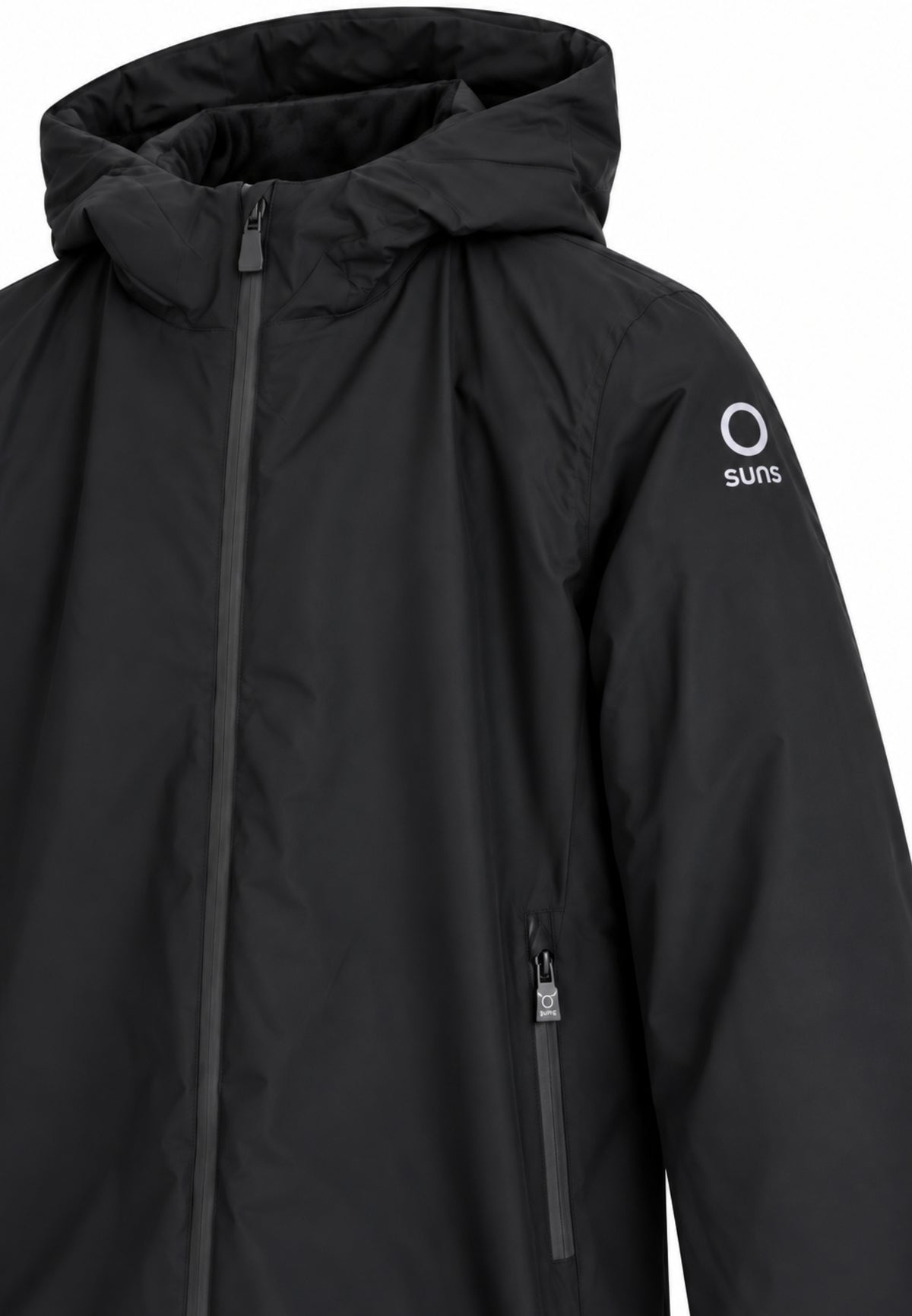 SUNS GIUBBOTTO NERO LUNGO Bambini e ragazzi GBS7303U.NE_