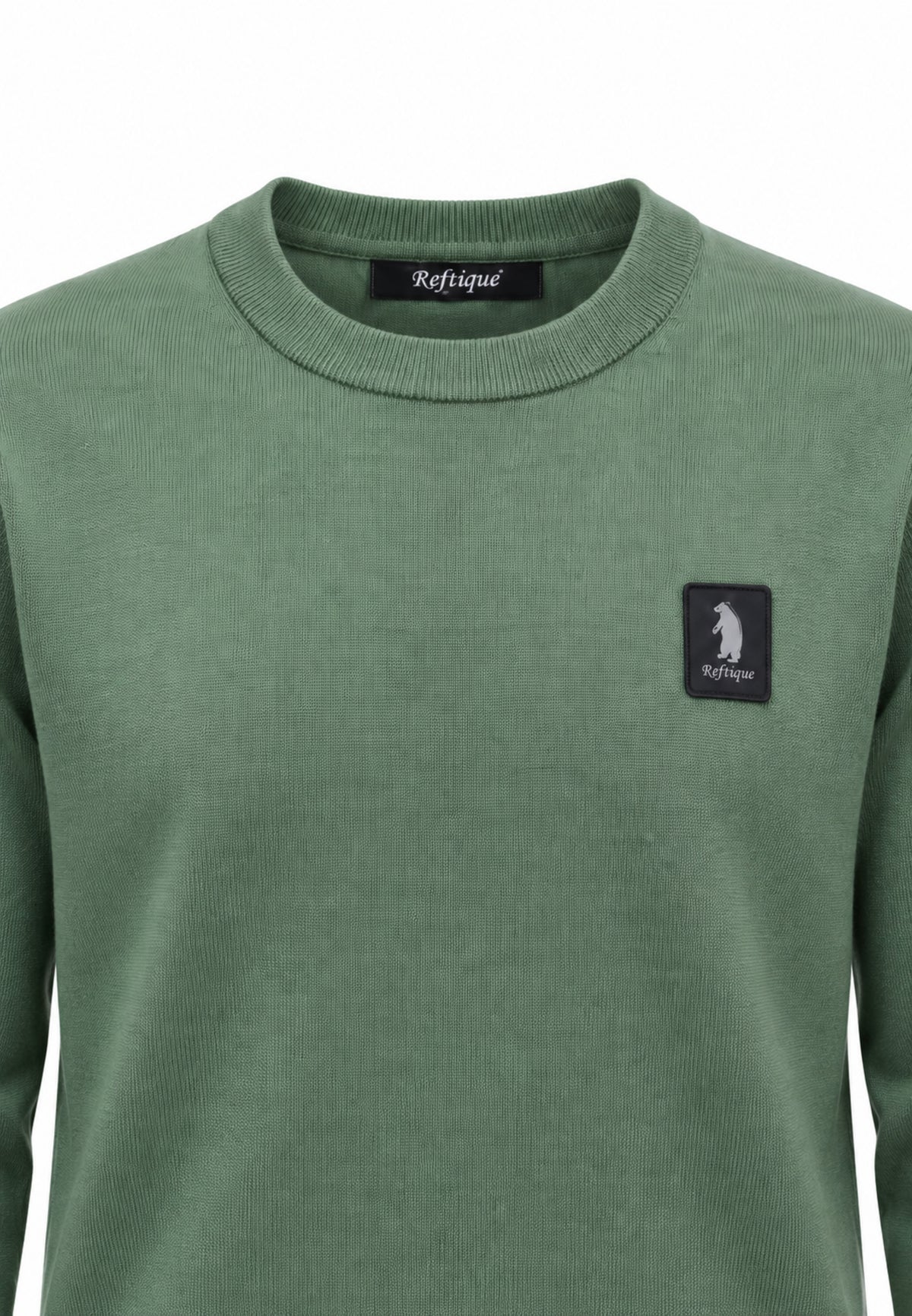 Refrigue MAGLIONE VERDE GIROCOLLO CON MINI LOGO Bambini e ragazzi 2831W00079.VER_