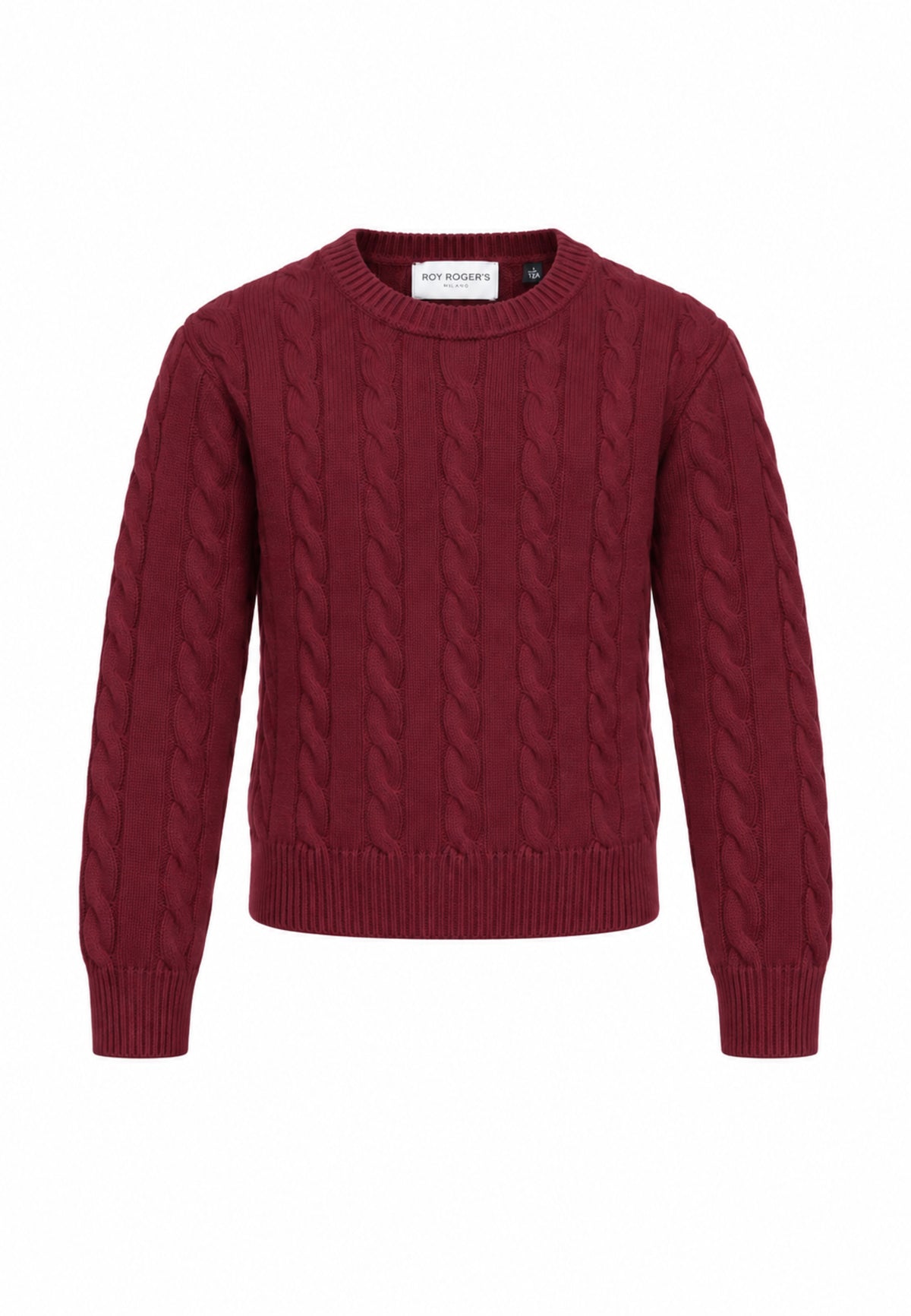 Roy Roger's maglia BORDEAUX Treccia SAGOMATA Bambine e ragazze rh152/00.bordeaux_