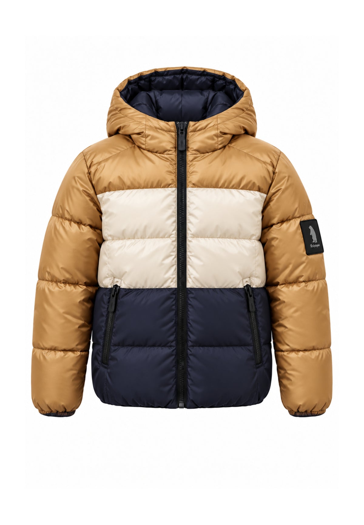 Refrigue giubbotto BLU con cappuccio REVERSIBILE Bambini e ragazzi 2831o00070.blu_