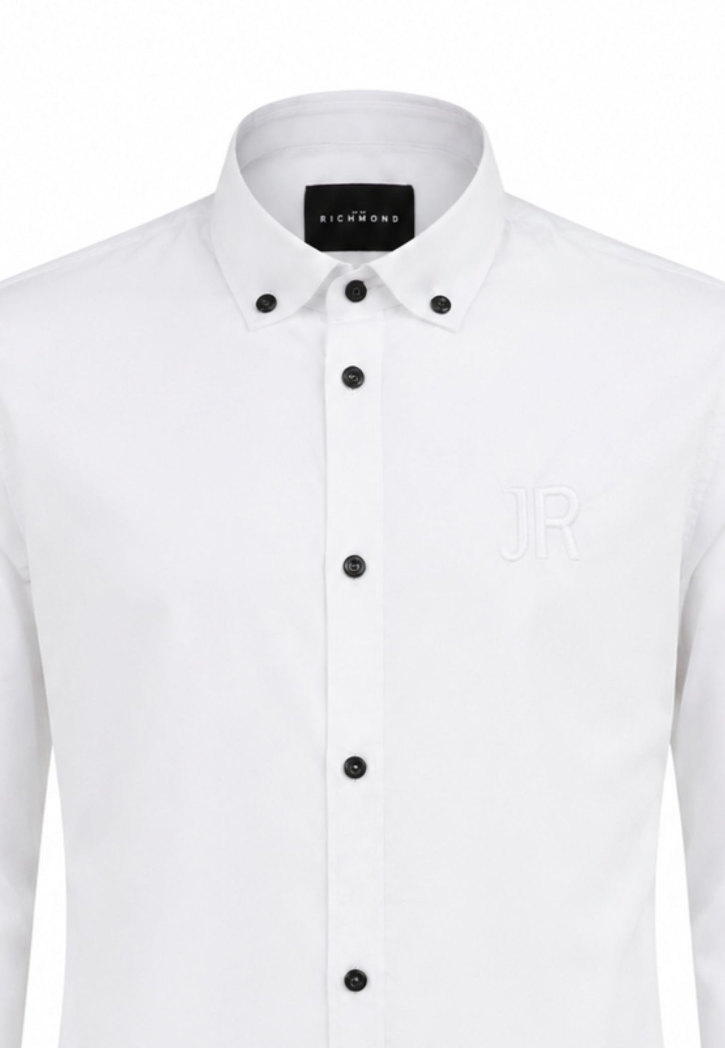 John Richmond camicia BIANCA CON BOTTONI A CONTRASTO Bambini e ragazzi rba26102ca.bia_
