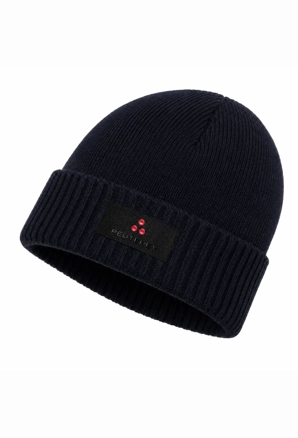 Peuterey CAPPELLO BLU IN LANA RASATA LOGO CENTRALE Bambini e ragazzi SILLI 03 KID.BLU_