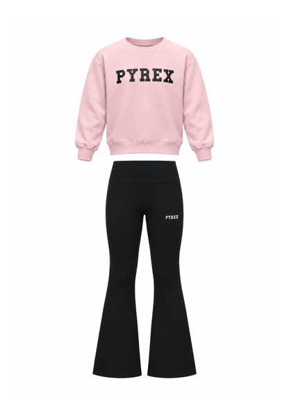 Pyrex COMPLETO ROSA CON FELPA E LEGGINGS Bambine e ragazze 26IPK46305.ROSA_