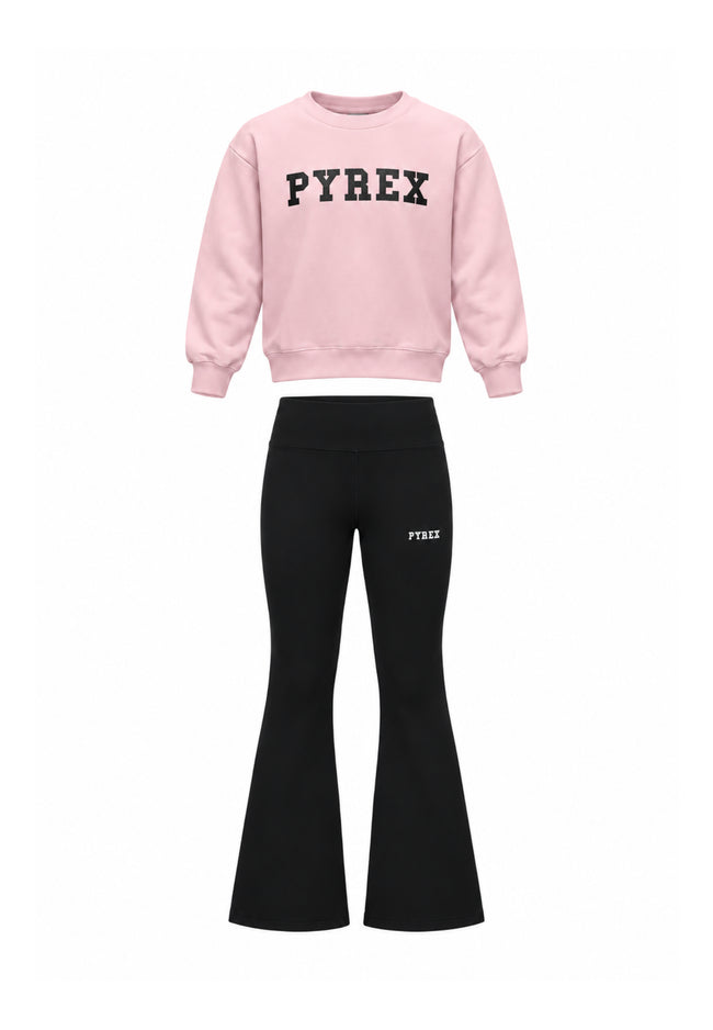 Pyrex COMPLETO ROSA CON FELPA E LEGGINGS Bambine e ragazze 26IPK46305.ROSA_