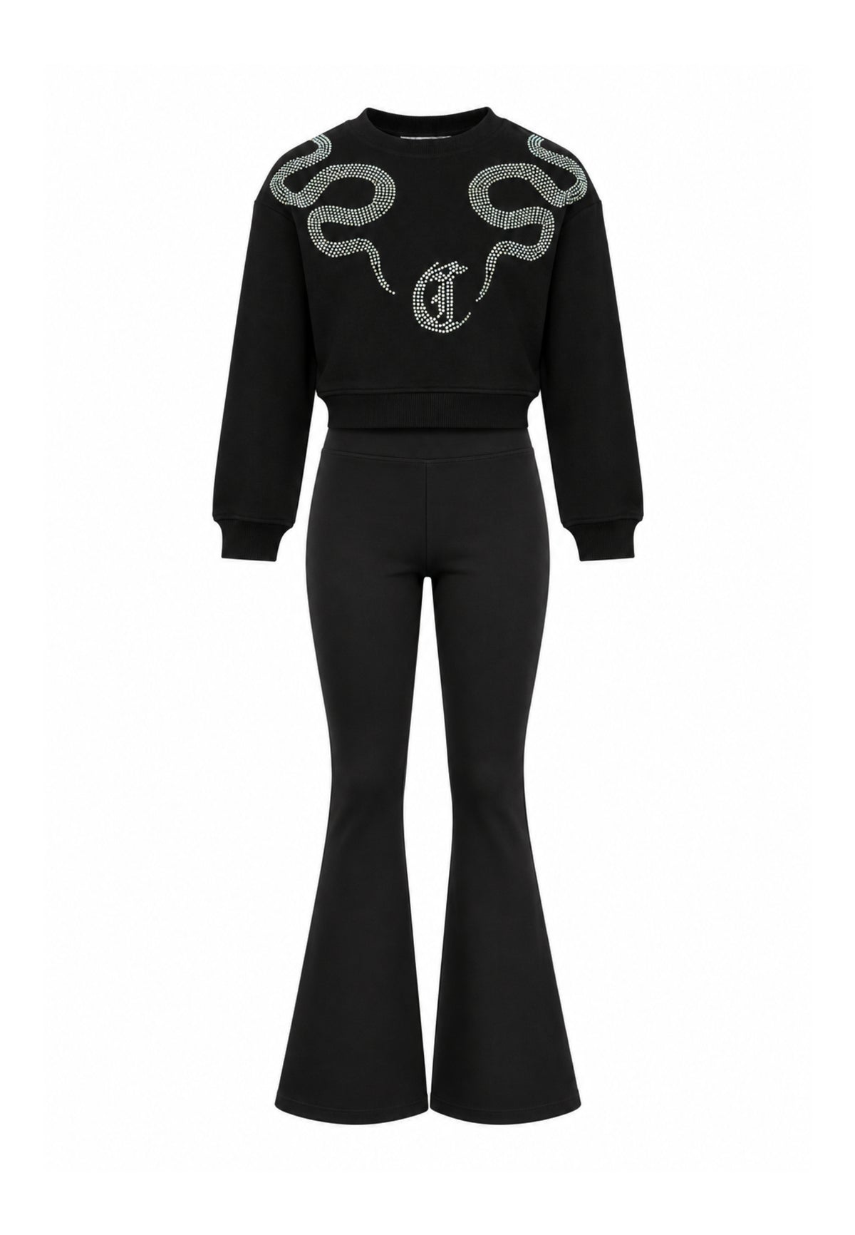 JUST CAVALLI completo NERO CON DETTAGLIO IN BRILLANTINI Bambine e ragazze jga26040fe.ne_