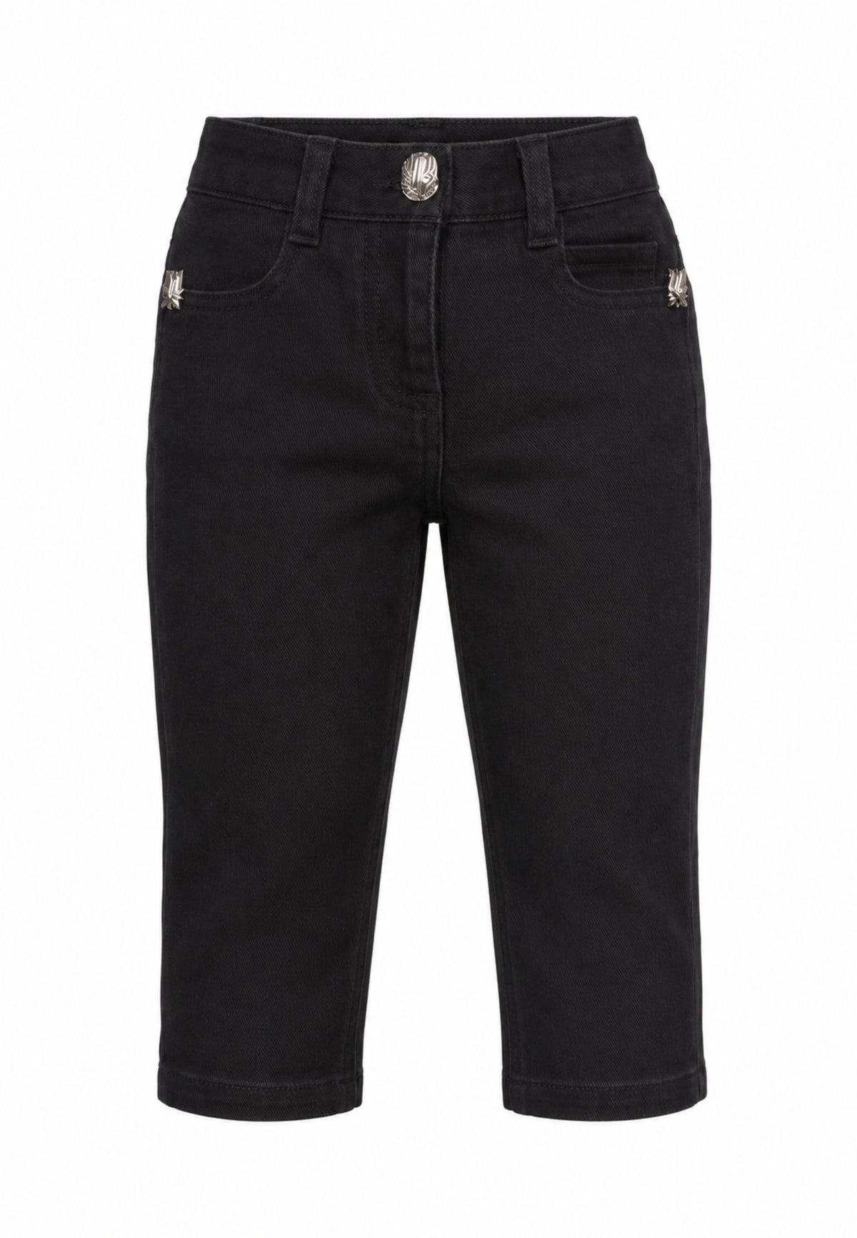 John Richmond JEANS NERO CON LOGO IN TARTAN DIETRO Bambine e ragazze RIA26141JE.NE_