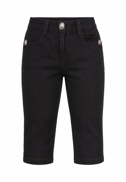 John Richmond JEANS NERO CON LOGO IN TARTAN DIETRO Bambine e ragazze RIA26141JE.NE_