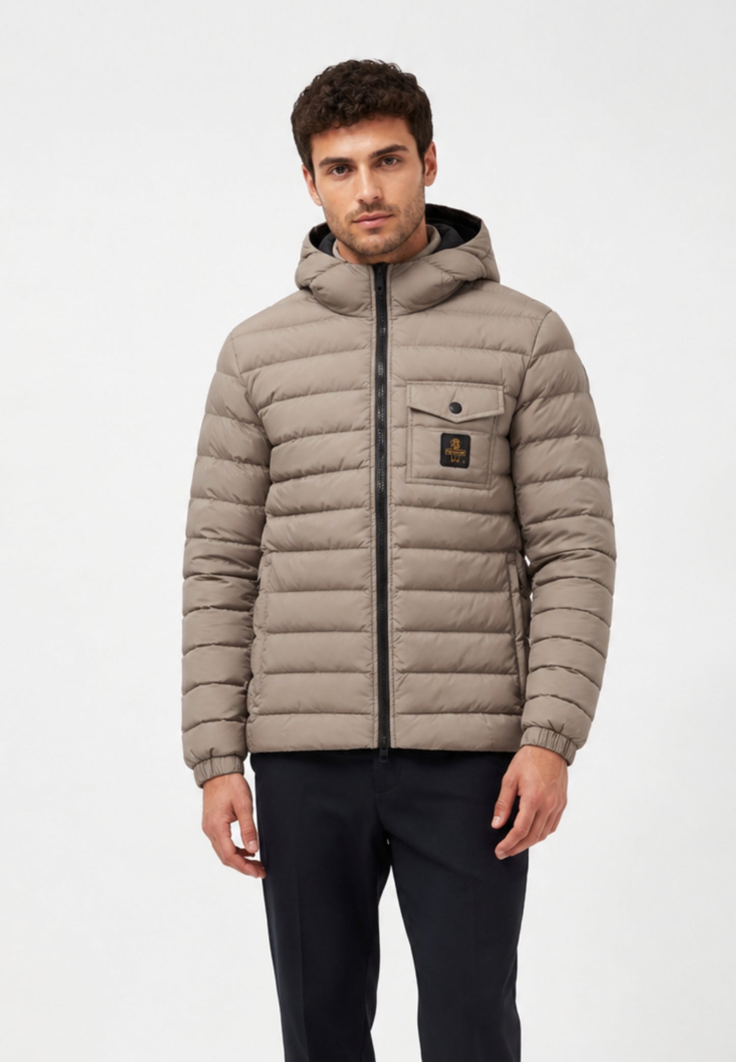 REFRIGIWEAR GIUBBOTTO BEIGE TRAPUNTATO LEGGERO Uomo HUNTER JACKET.BEIGE_