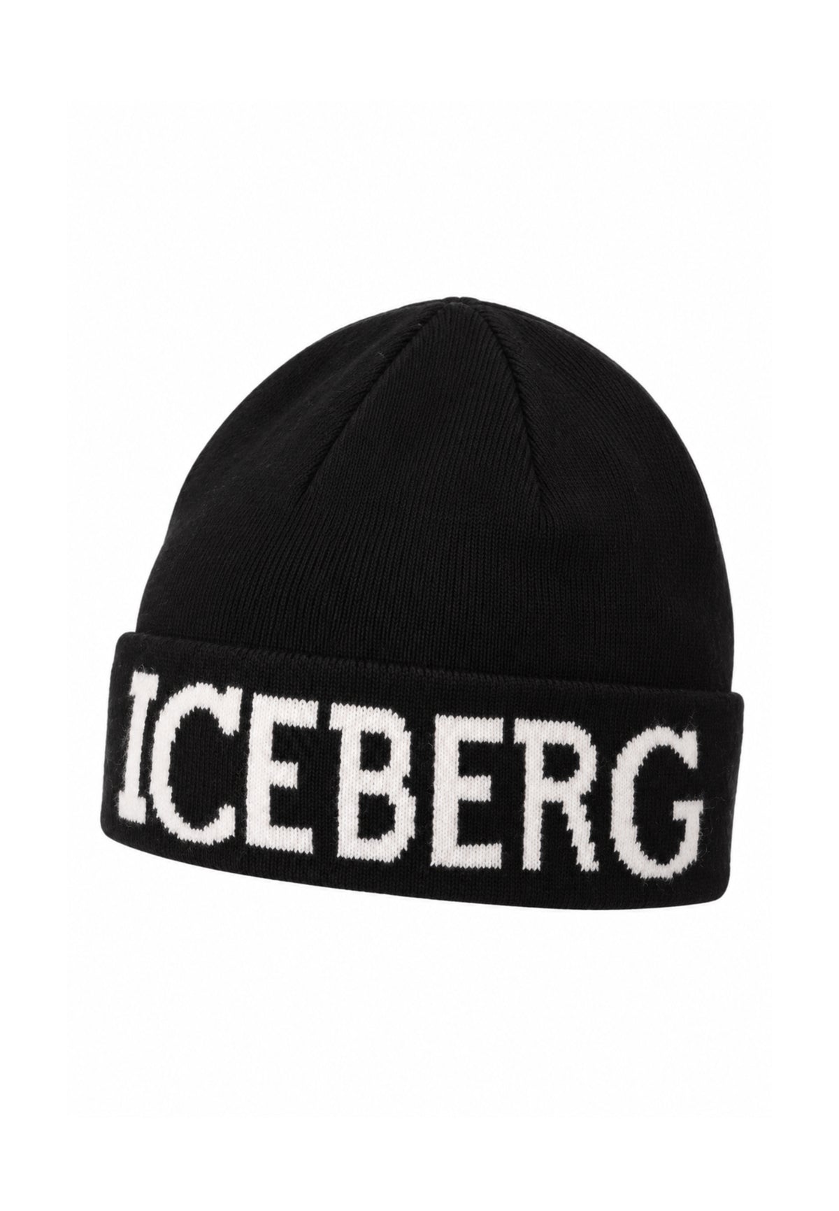 ICEBERGS CAPPELLO NERO CON LOGO CENTRALE Bambini e ragazzi CAICE7301J.NE_