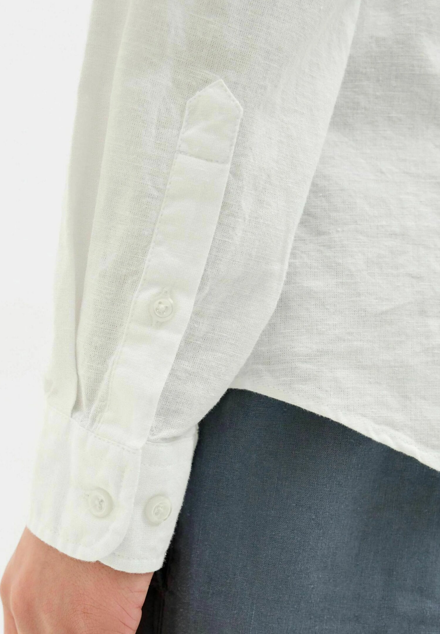 Camicia misto lino bianca Jack & Jones Kids bambino primavera estate 2025 | CammarataMode