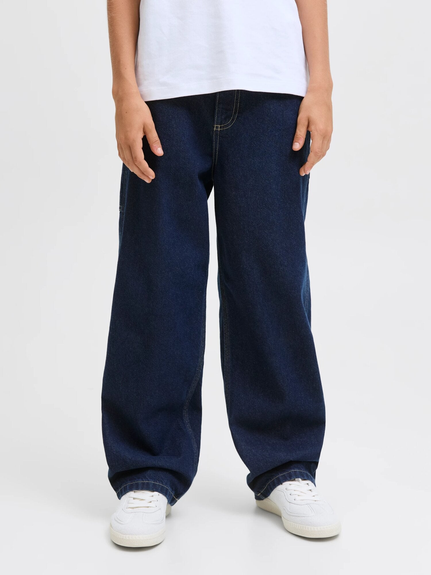 Jack & Jones Junior Jeans Carpenter Blu Bambino In Denim Passeggio AI25