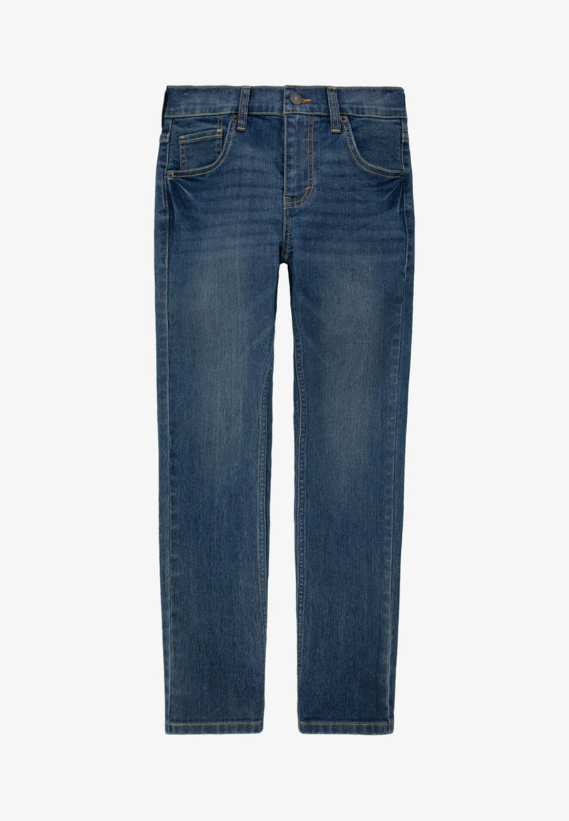 Levi's jeans skinny ragazzo denim scuro elasticizzato casual - DENIM SCURO | CammarataMode