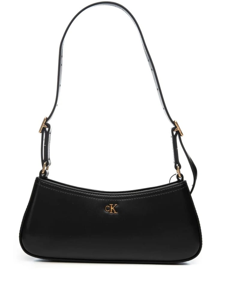 Calvin Klein borsa nera donna mini logo | Misure: 27 x 4 x 11.5 cm
