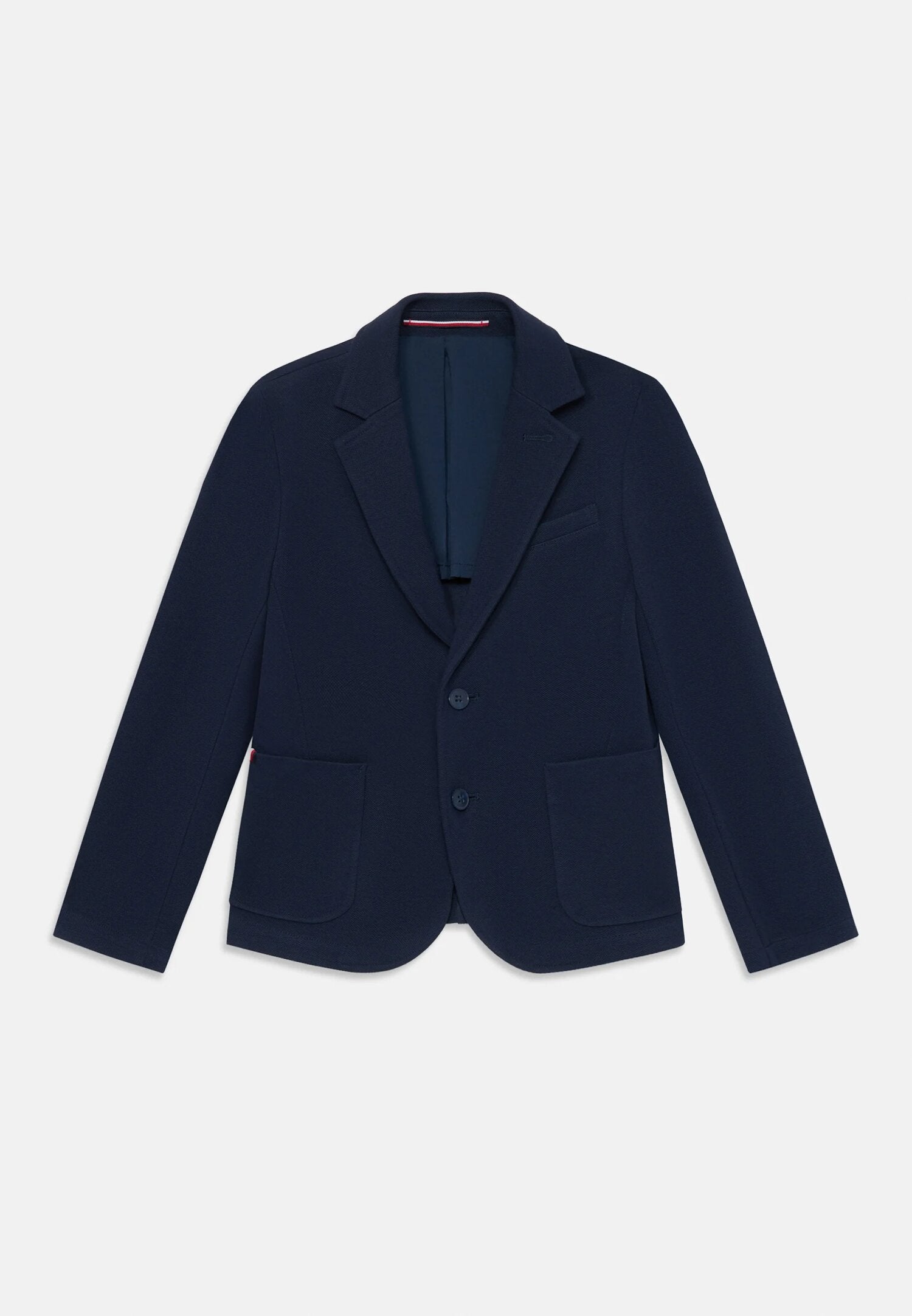 Tommy Hilfiger Giacca Bambino Blu Con Bottoni In Tessuto Elegante PE26