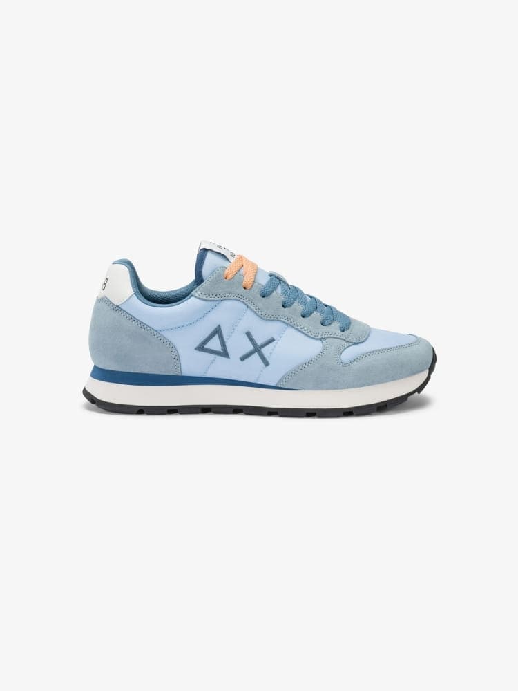 Sun68 scarpe celesti uomo logo sul lato