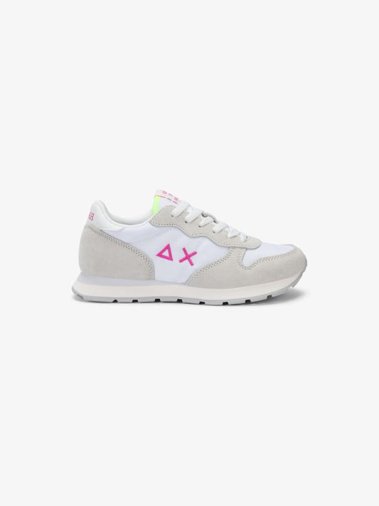 Sun68 scarpe bianche ragazza con logo sul lato