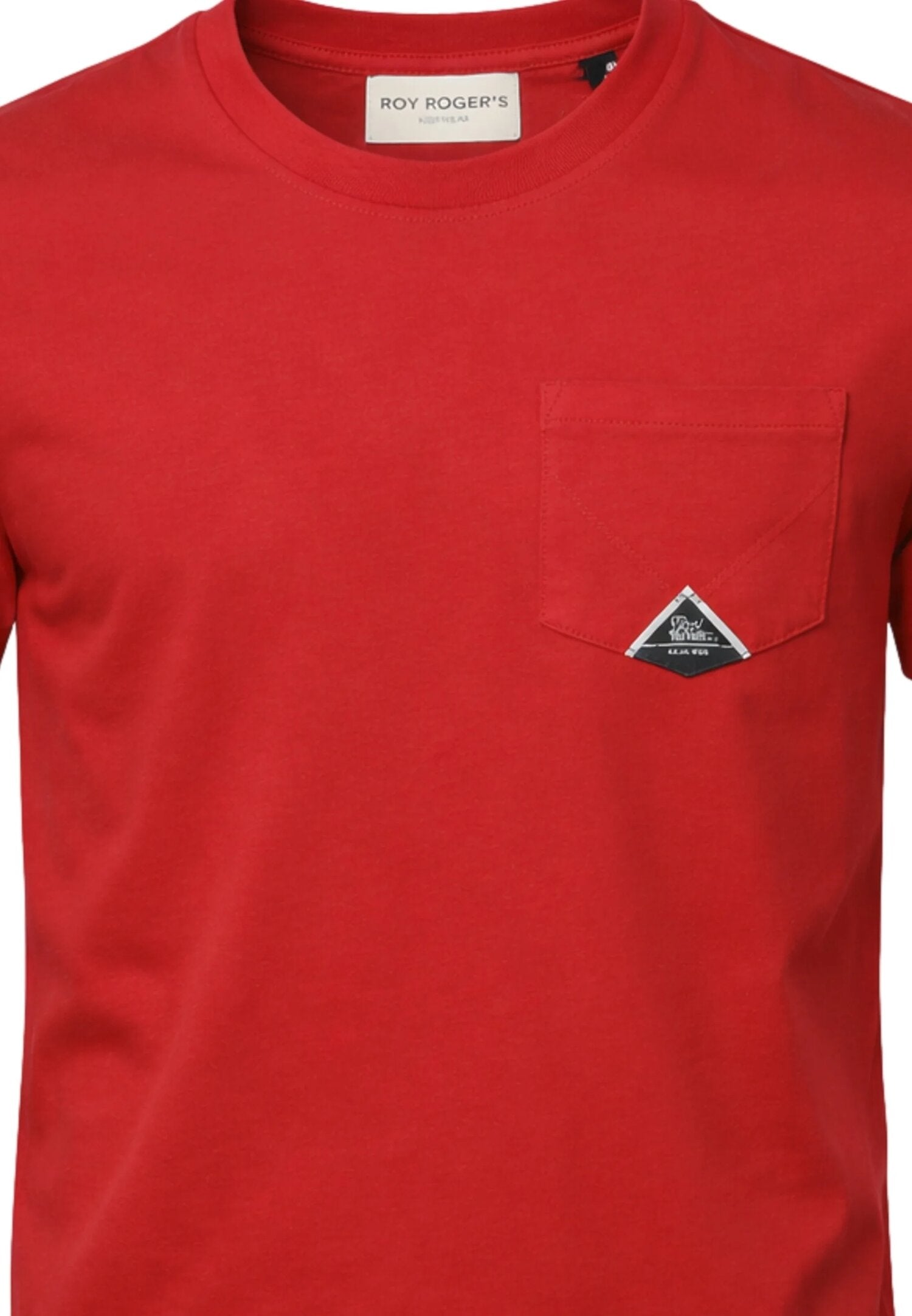 Roy Roger's Tshirt Rossa Con Logo Nel Taschino Bambino RG107_