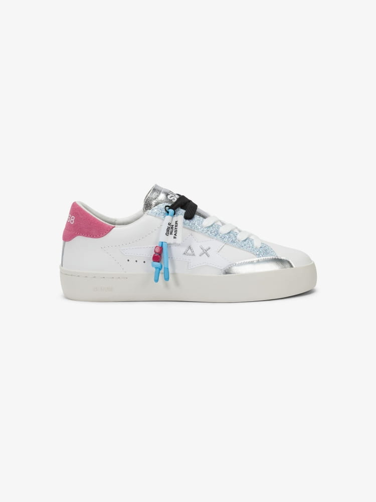 Sun68 scarpe bianche donna multicolor