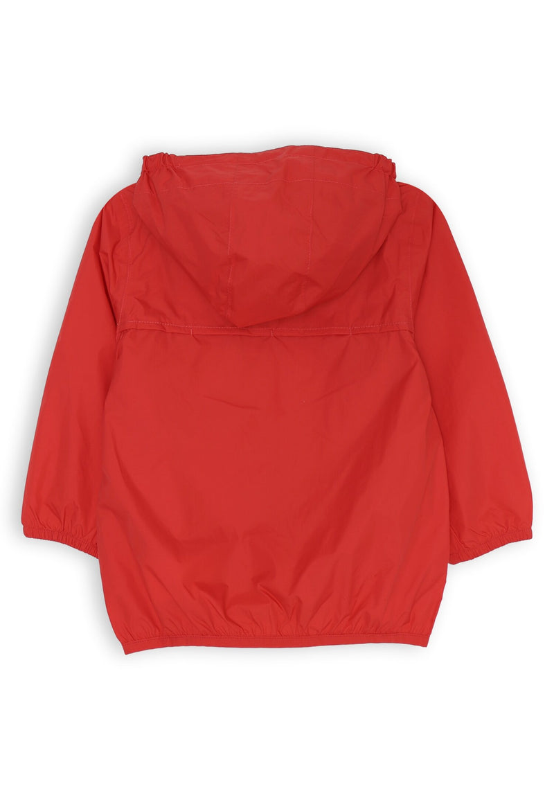 K-Way Red Windbreaker Jacket Kids Spring Summer 2025 - RED | CammarataMode