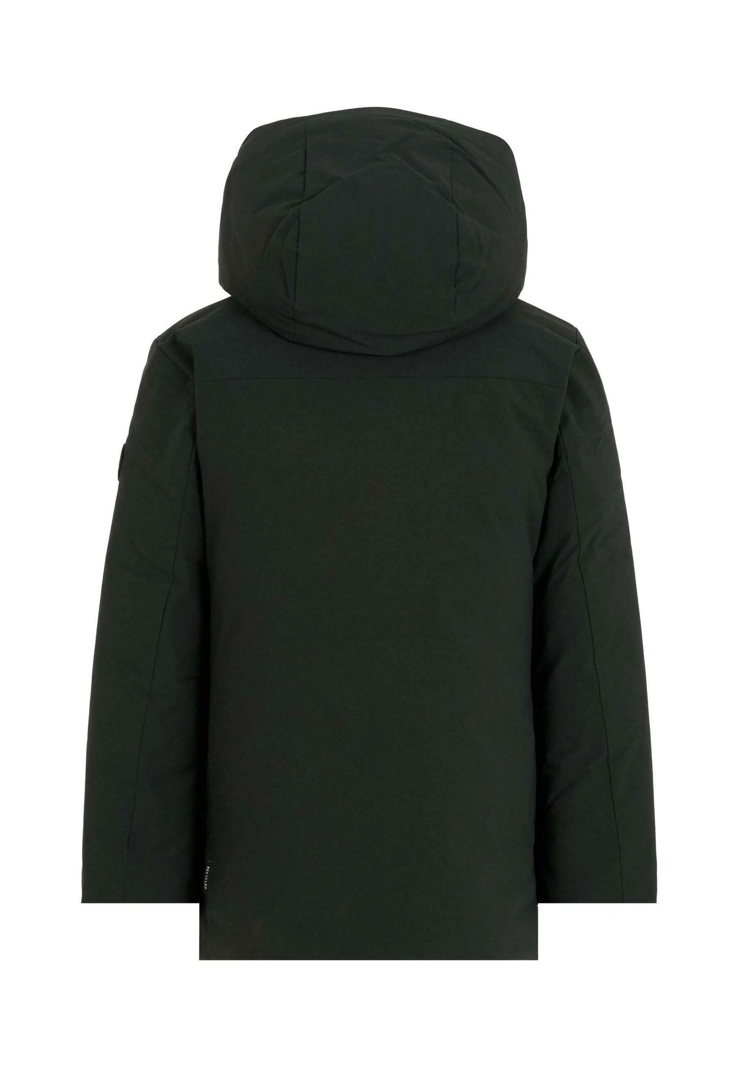 Save The Duck Giubbotto Bambino Nero In Tessuto Con Cappuccio Elegante AI25