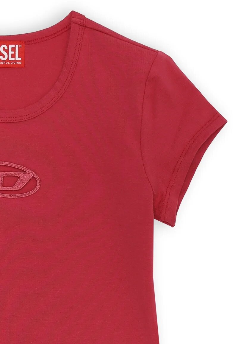 Diesel T-shirt bambina ragazza cotone fucsia - FUXIA | CammarataMode