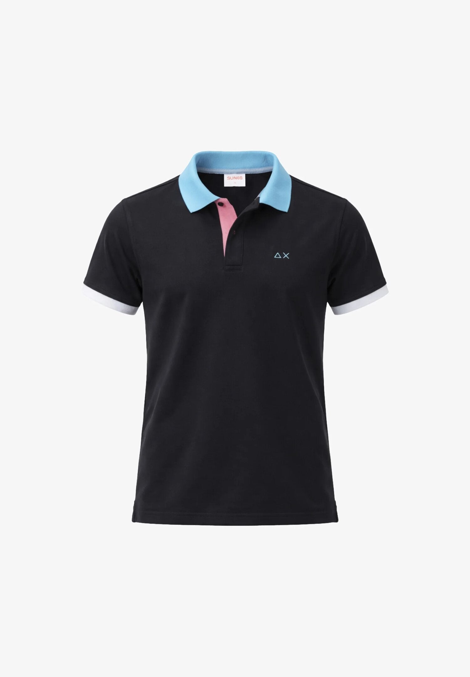Sun68 Kids Polo Bambino Blu Maniche Corte A36316_