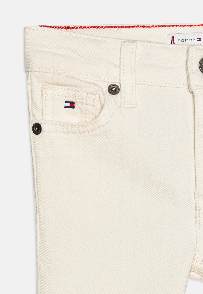 Pantalone zampetta Tommy Hilfiger bambina ragazza panna - PANNA | CammarataMode