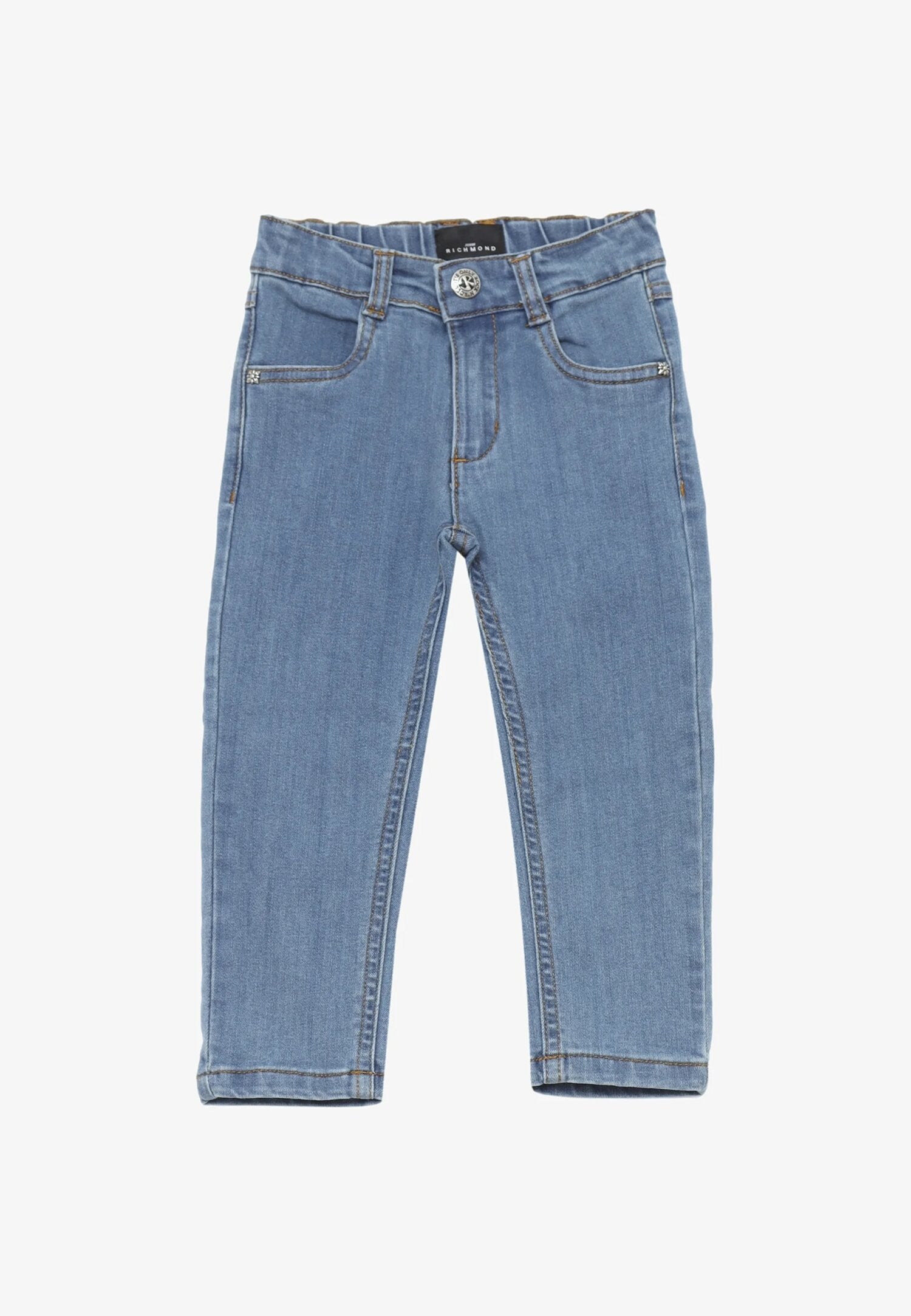 John Richmond Jeans Chiaro Neonato Scritta Dietro In Cotone Vita Regolabile