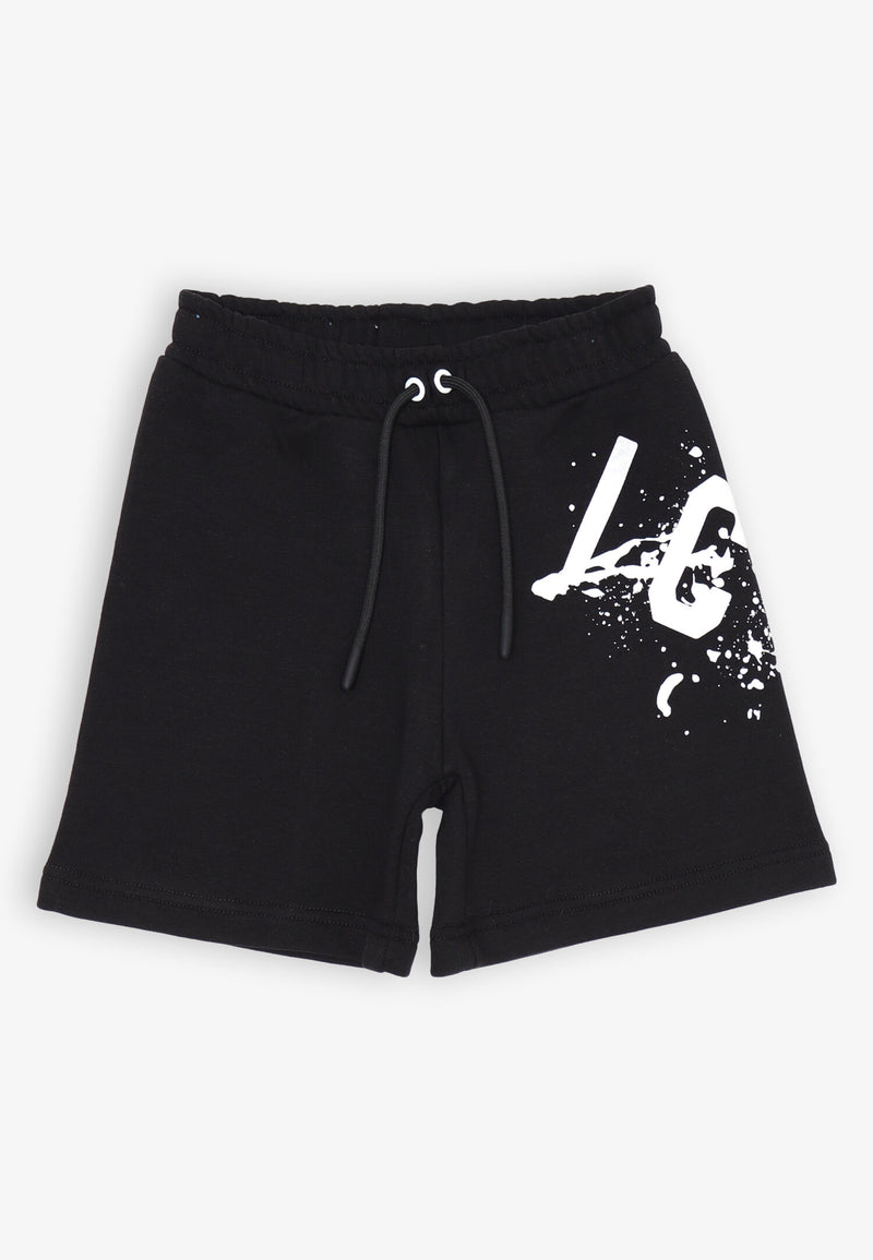 ICON Black and White T-Shirt and Bermuda Shorts Set - Baby and Newborn - BLACK | CammarataMode