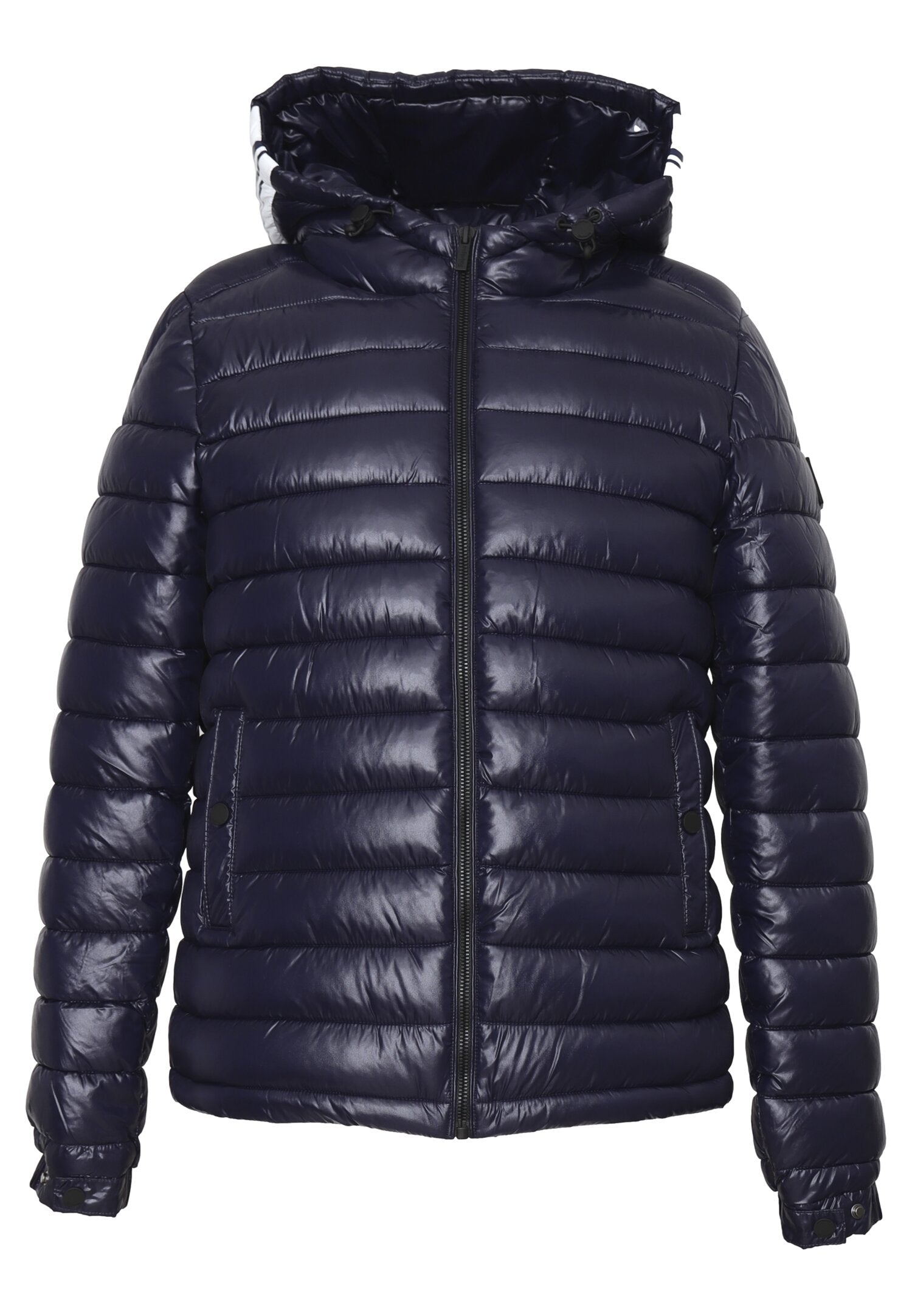 Refrigue Giubbotto Blu Bambino In Nylon Con Cappuccio Scuola AI25