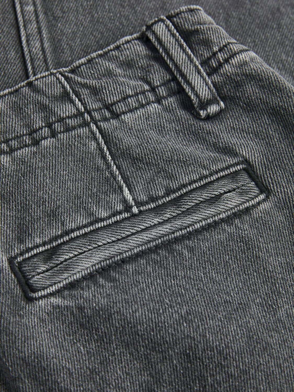 Jack & Jones Junior Jeans Nero Bambino Cargo Cotone Vita Regolabile Quotidiano