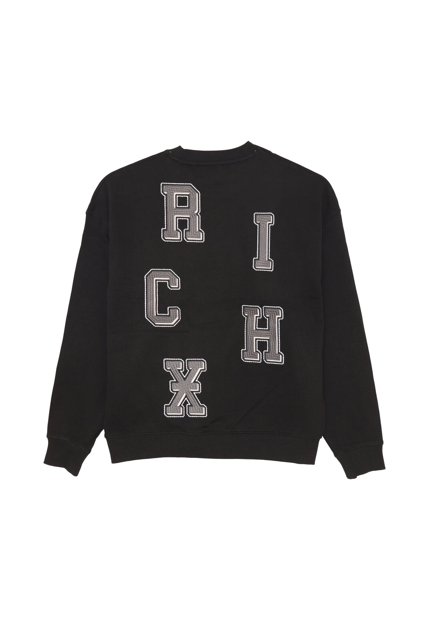 John Richmond Felpa Uomo Nemes Nera – Cotone 100%