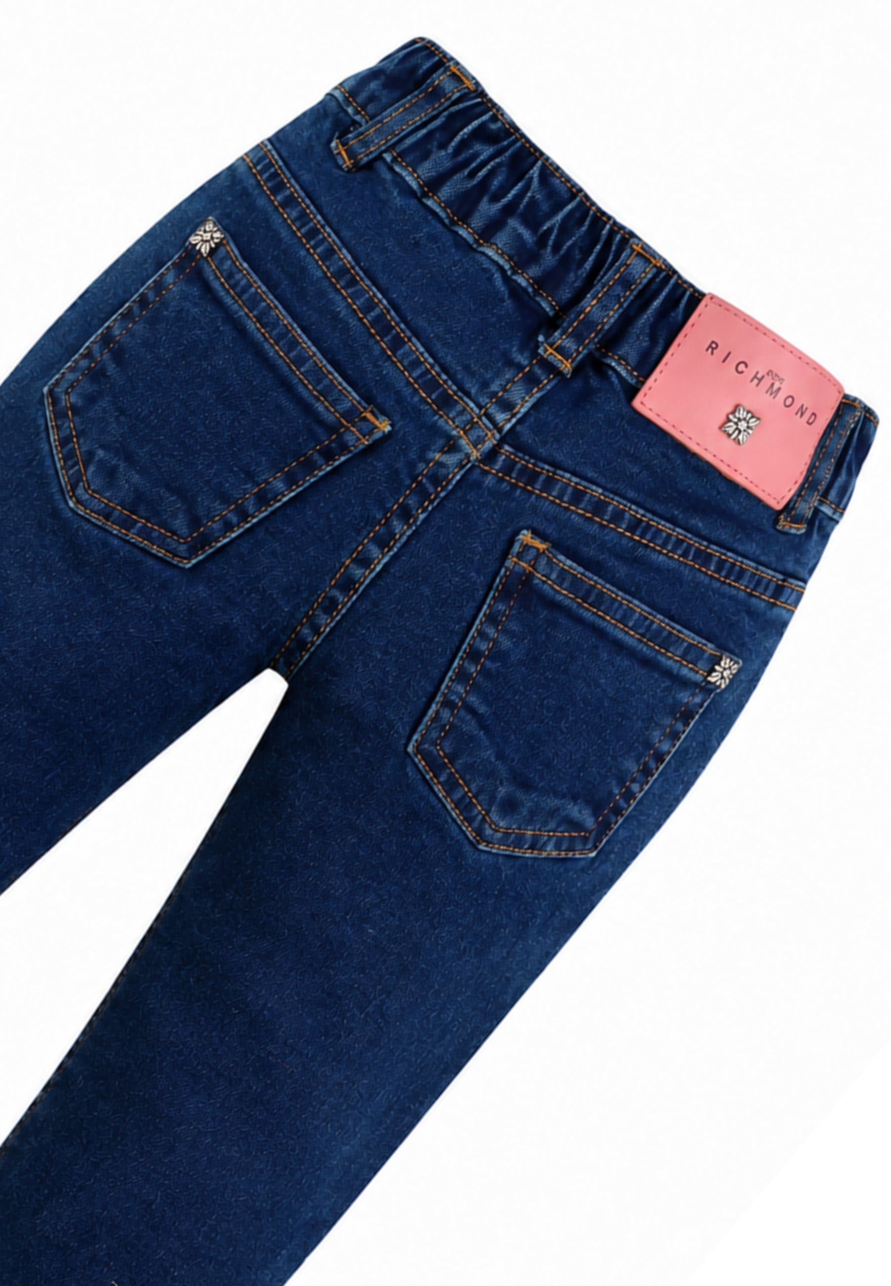 John Richmond jeans BLU DRITTI A CINQUE TASHCE Bambine e ragazze ria26031je.denim_