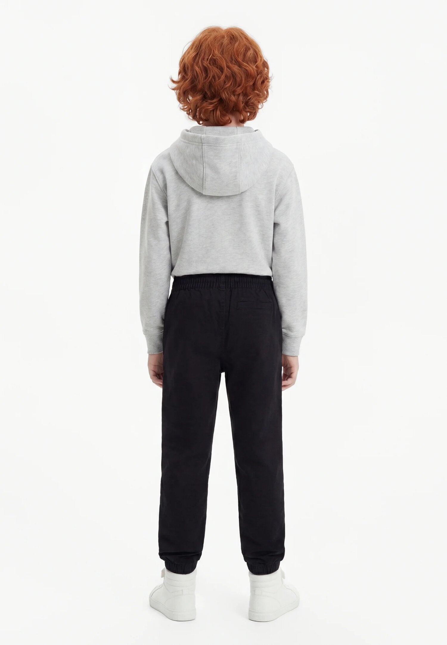 Calvin Klein Pantaloni Neri Da Tuta Logo Ck Bambino LVCKTJC14BBEH_