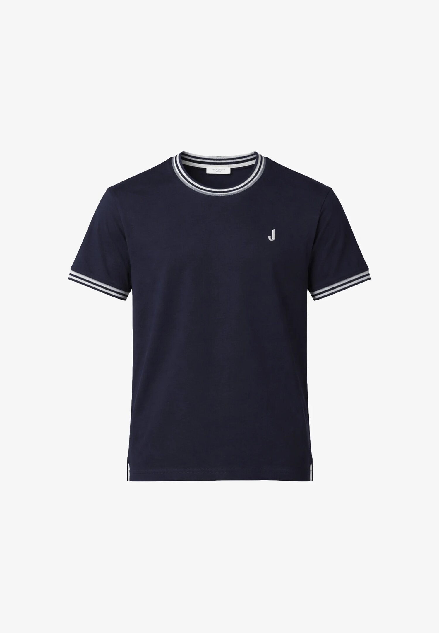 Jeckerson Tshirt Girocollo a Mezze Maniche Blu Uomo CTCTPPIQU001P_