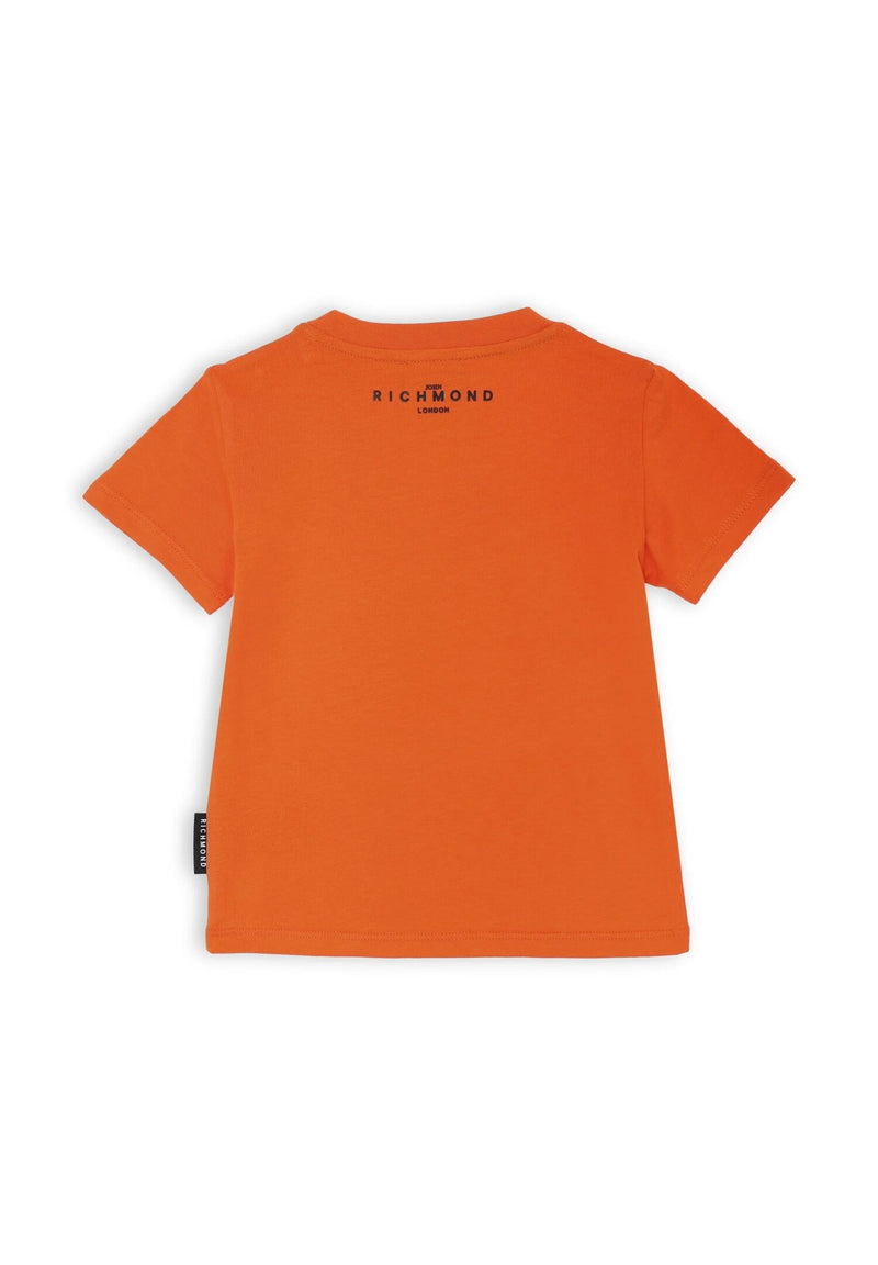 T Shirt Neonato John Richmond Arancio Primavera Estate 25 - ARANCIO | CammarataMode