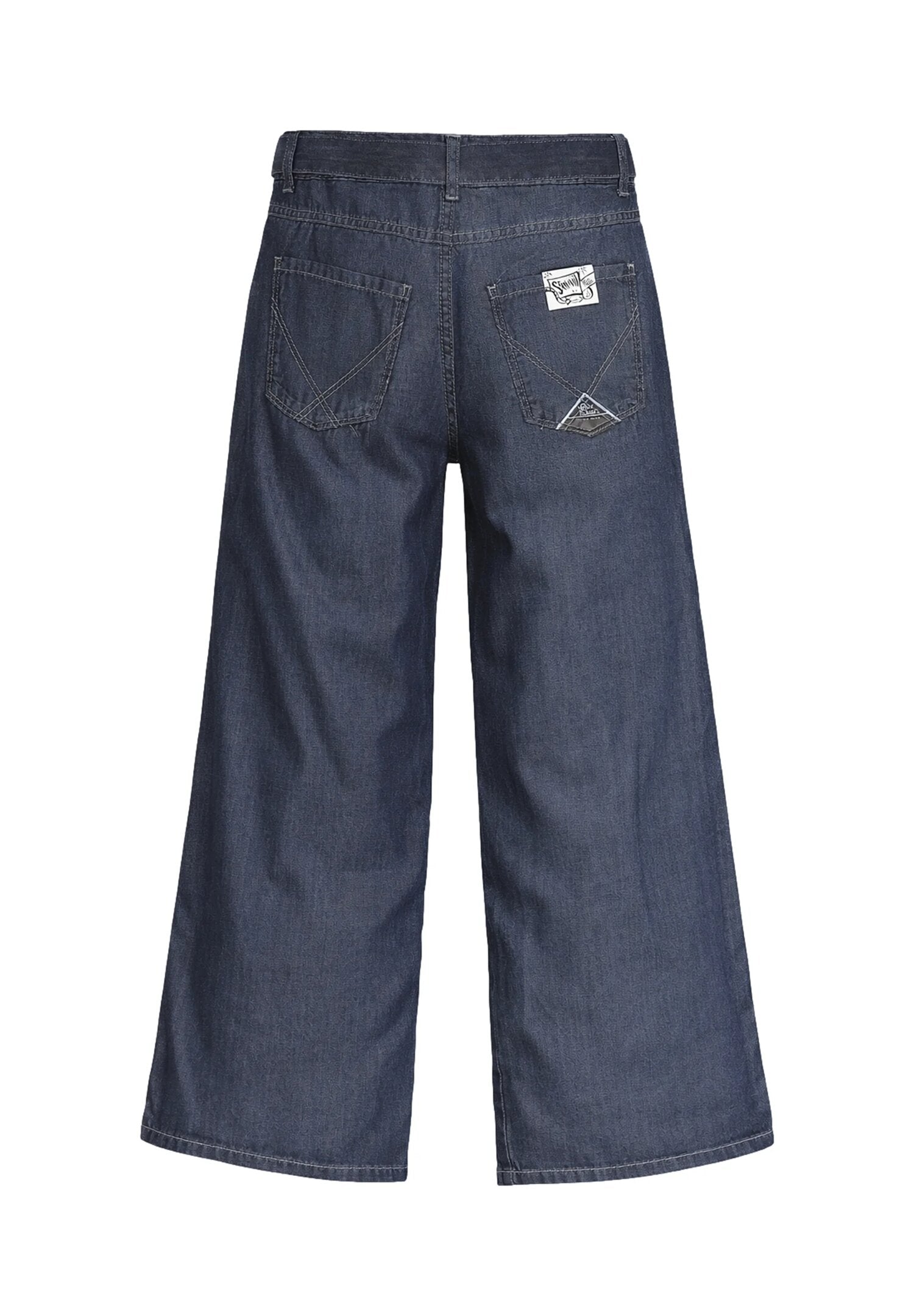 Roy Roger's Jeans Blu Con Cintura Che Si Allaccia Bambina RG156_