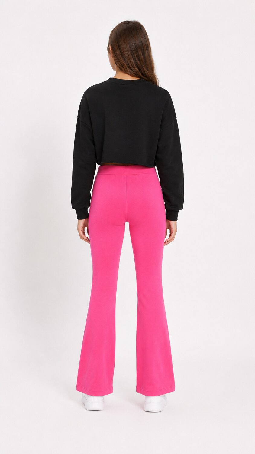 Pyrex Completo Nero Felpa/leggings Bambina Girocollo 26EPK46071+46106_