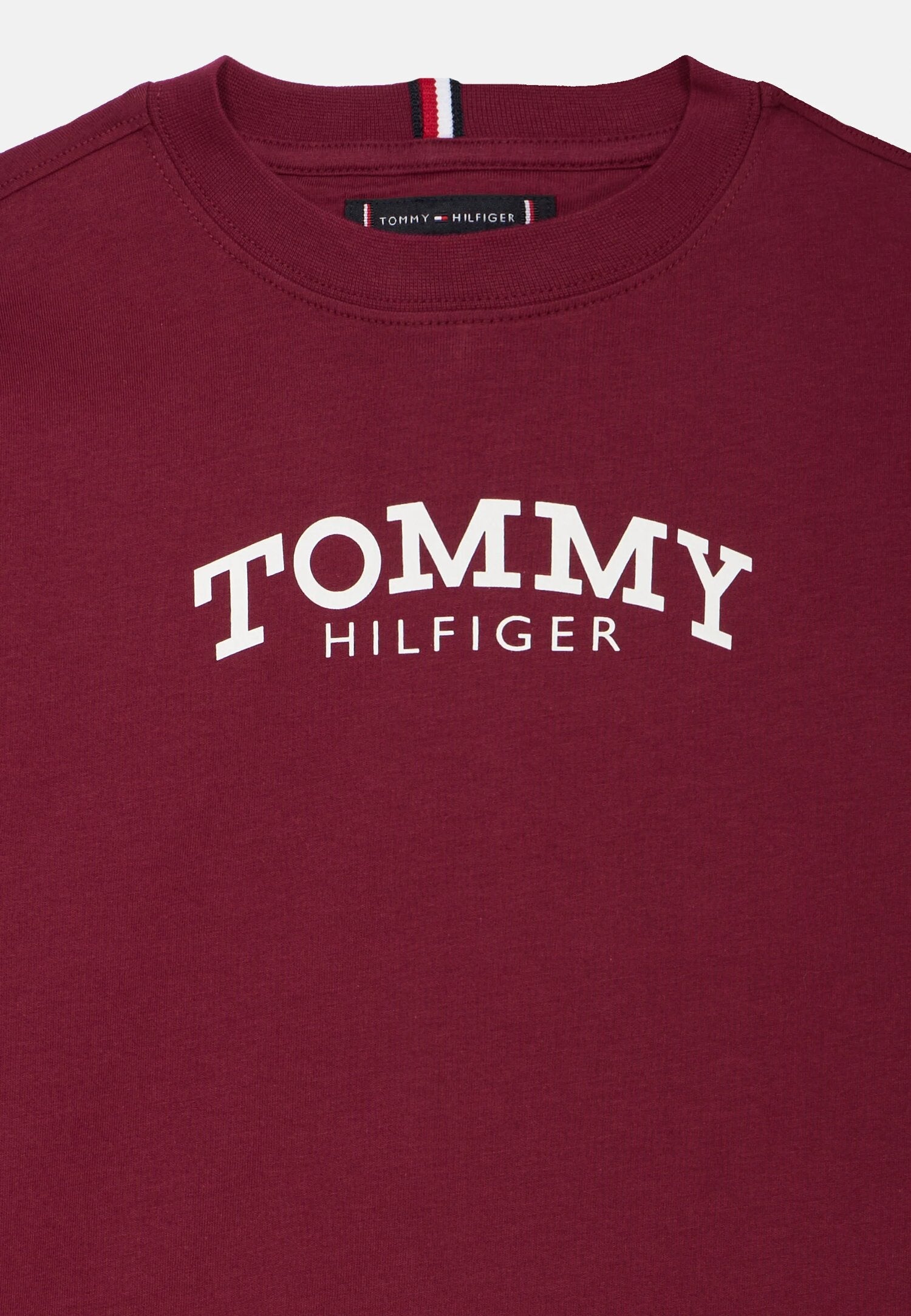 Tommy Hilfiger Tshirt Ragazzo Vinaccio Maniche Lunghe Scuola PE26