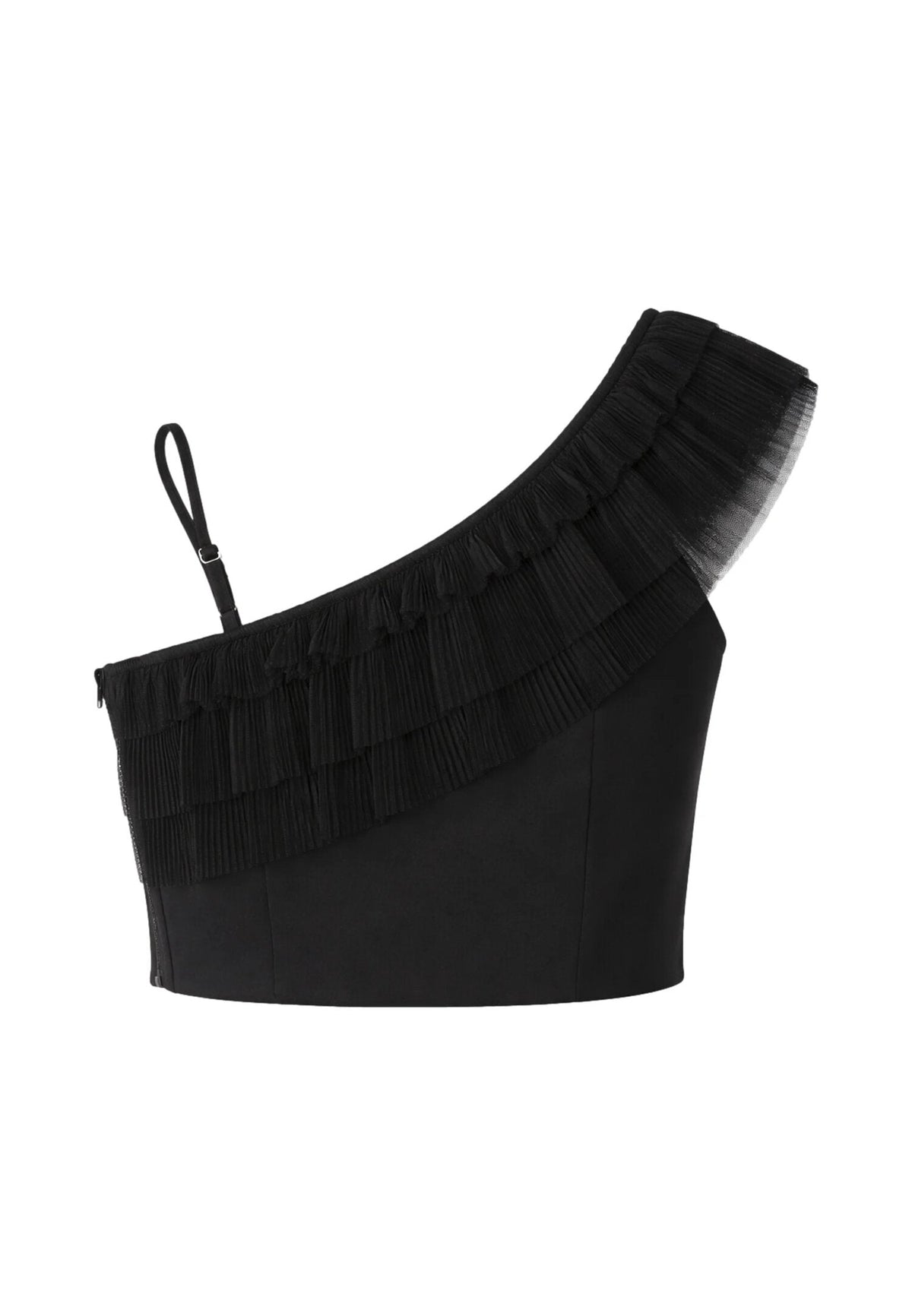 Marc Ellis Completo Nero Con Top Monospalla e Short Bambina 2924+2925_