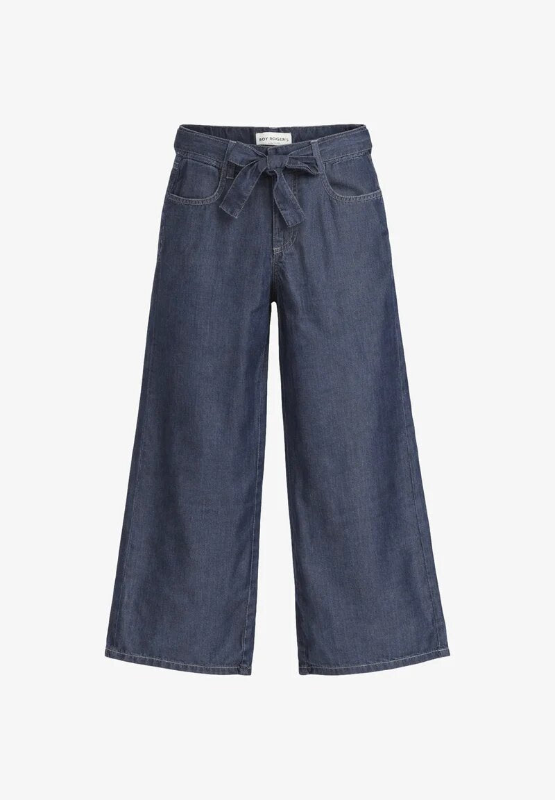 Roy Roger's Jeans Blu Con Cintura Che Si Allaccia Bambina RG156_