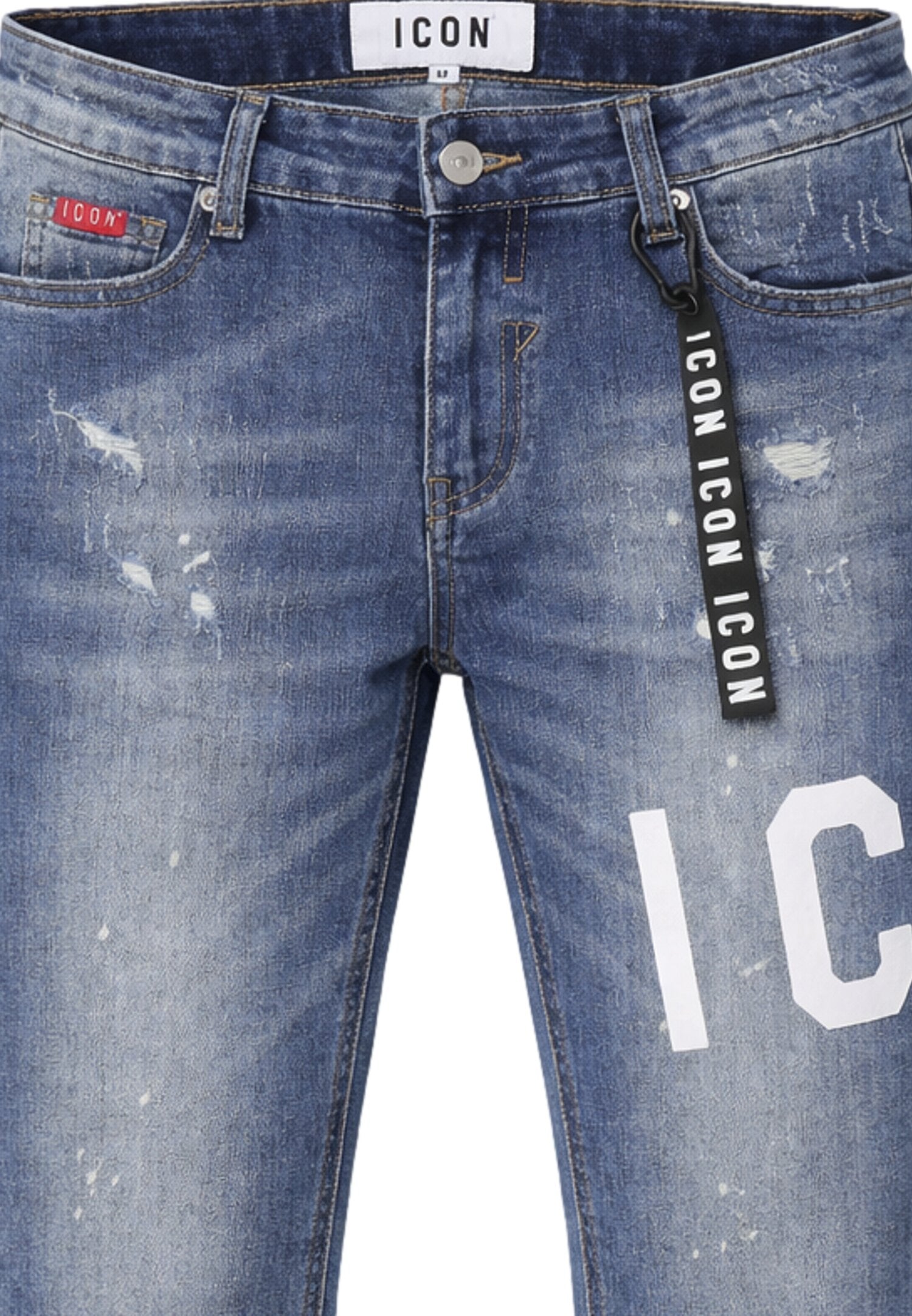 Icon Jeans Logo Gamba Bambino Slim Fit IBDT001033_