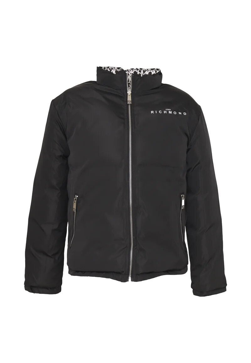 John Richmond giacca invernale da bambino black stampa 2-16 anni