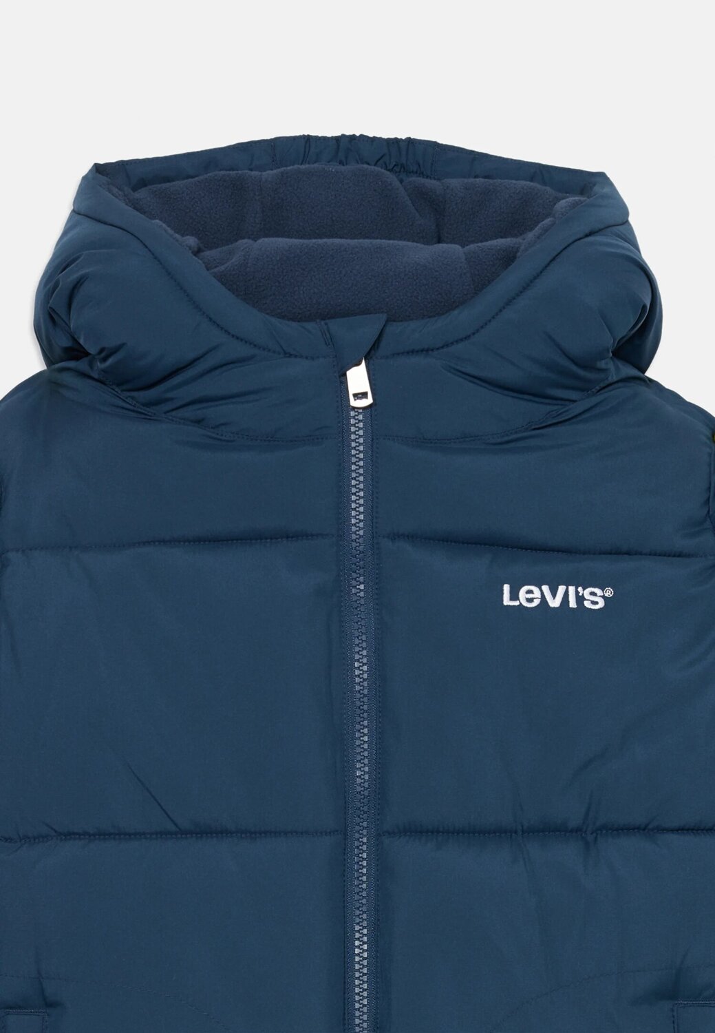 Levi’s Piumino Bambino con Cappuccio e Logo – Blu Navy