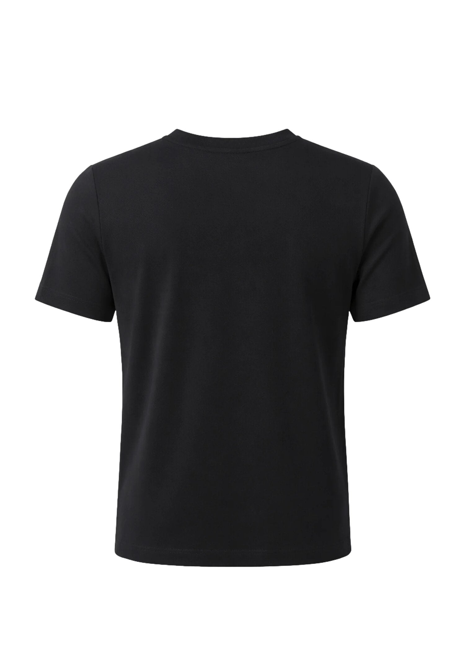 Bikkembergs t Shirt Nera Logo Piccolo Tono Su Tono Bambino BK3982_
