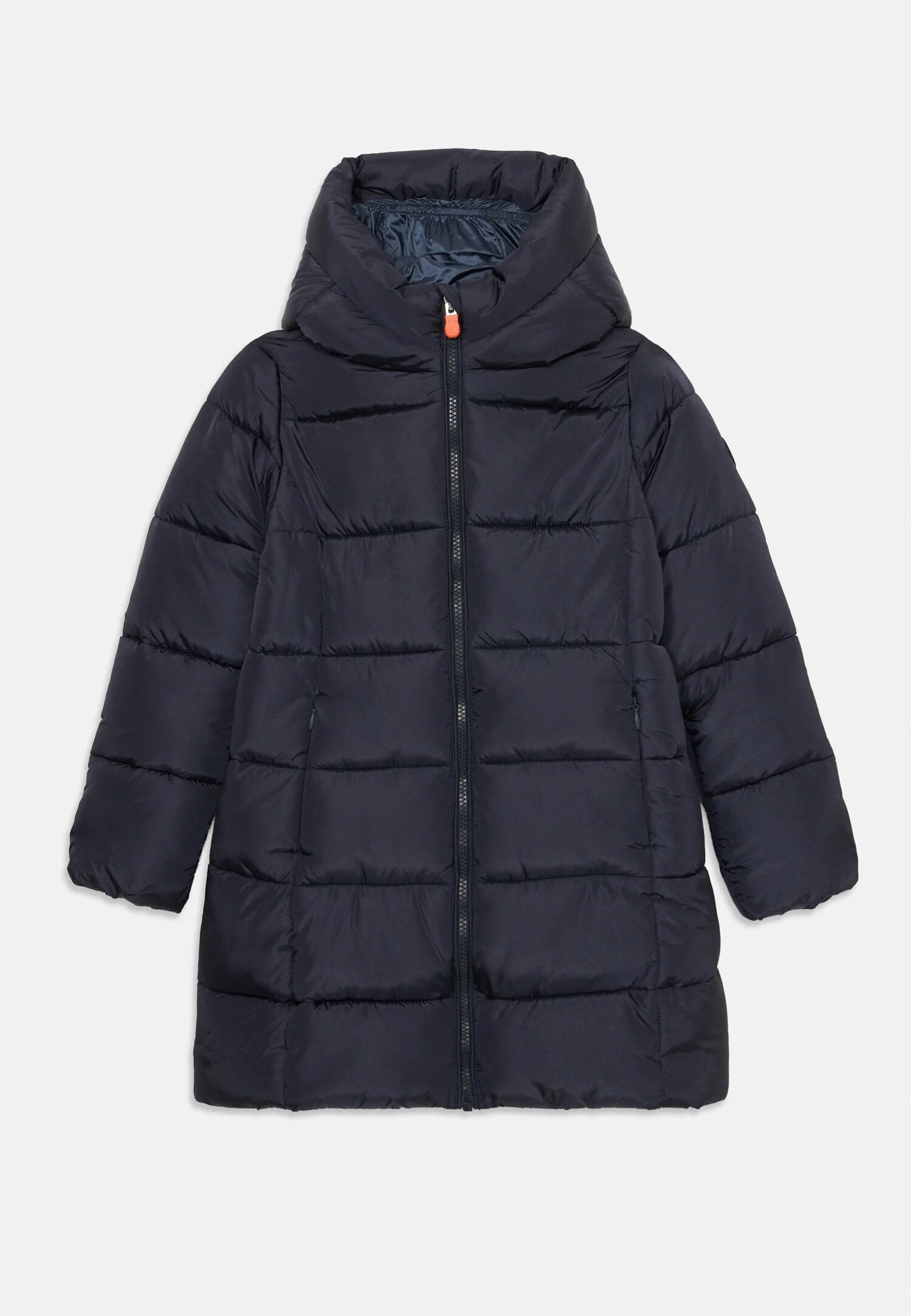 Save The Duck Giubbotto Blu Bambina In Nylon Con Cappuccio Invernale AI25