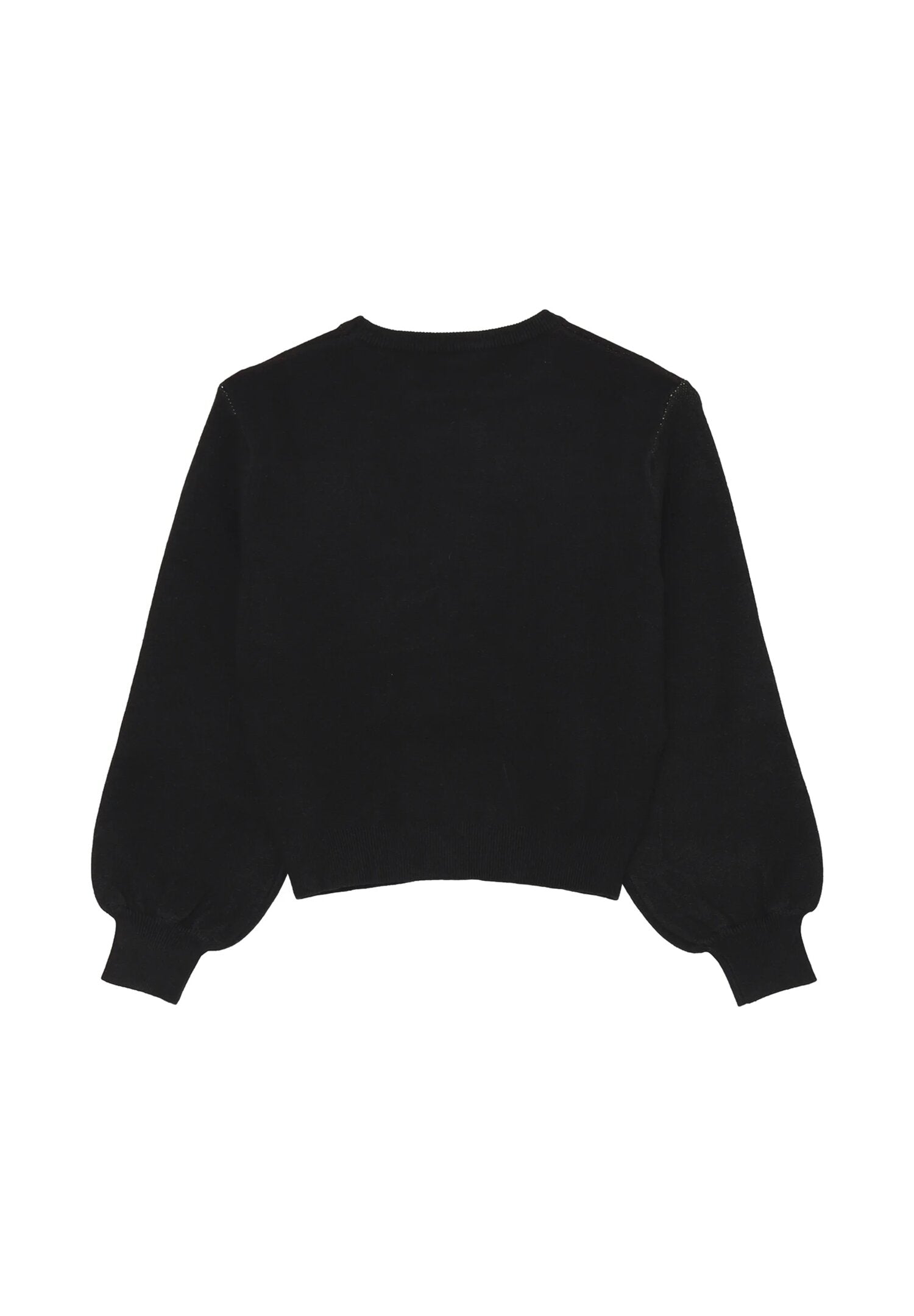 Marc Ellis Maglioncino Nero Bambina In Nylon Girocollo da Passeggio AI25